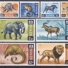 DB1 Fauna Africana 1966 Kenya 16 v. MNH