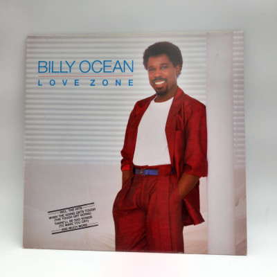 lp Billy Ocean &amp;lrm;&amp;ndash; Love Zone 1986 vinyl NM/NM Jive Germania foto