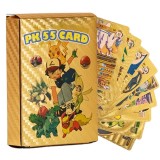 Set 50 carti Pokemon PVC metalizate waterproof pentru colectie si joaca