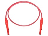 Cablu de masurare Mueller Mufa banana 4mm 20A 1kV Rosu 0.3m