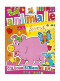 Animale de la fermă. Carte de colorat - Paperback brosat - *** - Lizuka Educativ