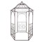 Pavilion/foisor cu arcada pentru gradina, plante cataratoare, metalic, bronz antic, 180x156x275 cm