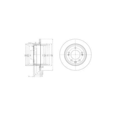 Delphi Disc frana foto