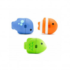 MCK SET JUCARII DE BAIE, 3 BUC., COLOUR MIX FISH, 12L+