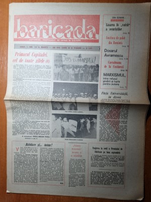 baricada 28 august 1990-interviu primarul capitalei foto