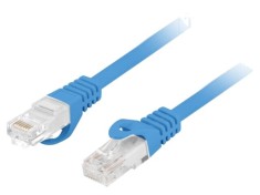 Patch cord LANBERG RJ45 U/UTP Cat 6 LSZH 20m albastru