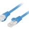 Patch cord LANBERG RJ45 U/UTP Cat 6 LSZH 20m albastru