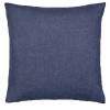Husa Perna Jemidi 40x40 cm Albastra Poliester Uni cu Fermoar Patrata Decorativa