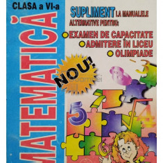 Viorica Elena Carbunaru - Matematica - Culegere de probleme clasa a VI-a (editia 1998)