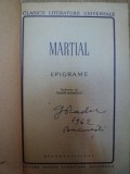 EPIGRAME de MARTIAL , 1961