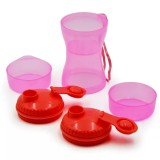 Sticla de calatorie, bol pentru apa si hrana pentru caini 330ml Handy KitchenServ
