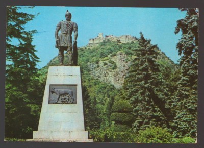 CPIB 24458 CARTE POSTALA - DEVA. STATUIA LUI DECEBAL, NECIRCULATA, 1973 foto