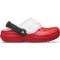 Saboti Crocs Classic Lined Santa Clog Kids Rosu - Varsity Red/Multi
