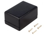 Carcasă universală neagră ABS IP54 56x81x40mm