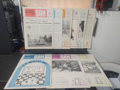 Revista rom&amp;acirc;nă de șah, nr. 1-4, 7-12 1989, Gari Kasparov, 132 foto