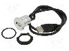 Conector {{Tip conector}}, versiune USB 2.0, {{Orientare spa&amp;#355;iala}}, ONPOW - USB-19