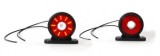 Lampa Gabarit LED Brat 69mm W56WW 12-24V Alba Rosie Angel Eyes Cauciuc Omologare E20