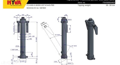 Cilindru Basculare Hyva FSH27564K FSH27564KD foto