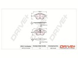 Dr!ve+ DP1010.10.0120 set placute frana,frana disc