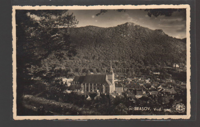 CPIB 20971 CARTE POSTALA - BRASOV. VEDERE GENERALA, LIBRARIA &quot;ELEKES&quot;, 1940