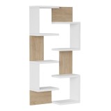 Cumpara ieftin Raft de perete Pomar, Pako World, Alb-Natural, 47x14x92 cm