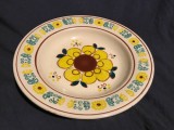 Farfurie romaneasca perioada RSR anii 70 realizata la Sighisoara !