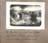 ALG10 Le Jourdain au Pont des Filles de Jacob (Benat Yacoub), limite syro-palestinienne, ca 1920