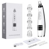 Cumpara ieftin Aparat Smart extras puncte negre cu vacuum, WeOne, 5 Puteri ajustabile, 5 capete, LCD display, Ingrijire ten, Incarcare USB