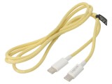 Cablu USB 2.0 LOGILINK USB-C 1m Galben, Viteză 480Mbps, Mufă pe Ambele Părți