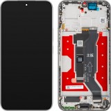 Display cu Touchscreen Honor 400, cu Rama, Alb (Meteor Silver), Service Pack 0235APNS