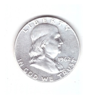 Moneda SUA 1/2 dollar/dolar 1962, stare buna, curata foto