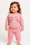 Cumpara ieftin Set bluzita si pantaloni bebelusi Tuk Tuk roz pufos &ndash; Kitty (Marime