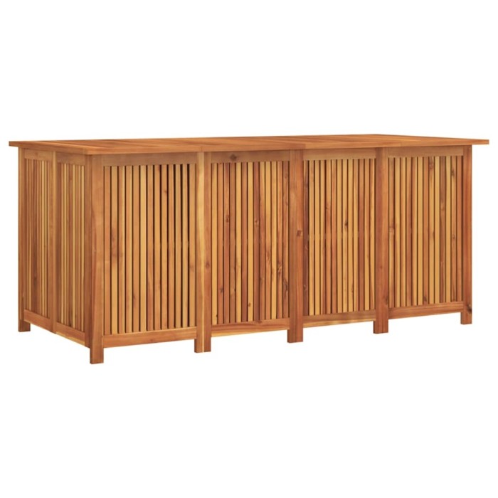 Lada depozitare gradina, 200x80x75 cm, lemn masiv de acacia