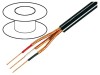 Cablu pentru microfon negru OFC 3x0,14mm2