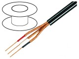 Cablu pentru microfon negru OFC 3x0,14mm2
