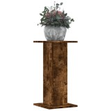 vidaXL Suporturi de plante 2 buc. stejar fumuriu 30x30x60 cm lemn 3307859