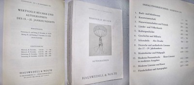 9314-Catalog Licitatii Carti valoroase si Autografe secolele 15-20. Hamburg. foto