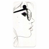 Husa silicon pentru Huawei Y6 2017, Girl Face