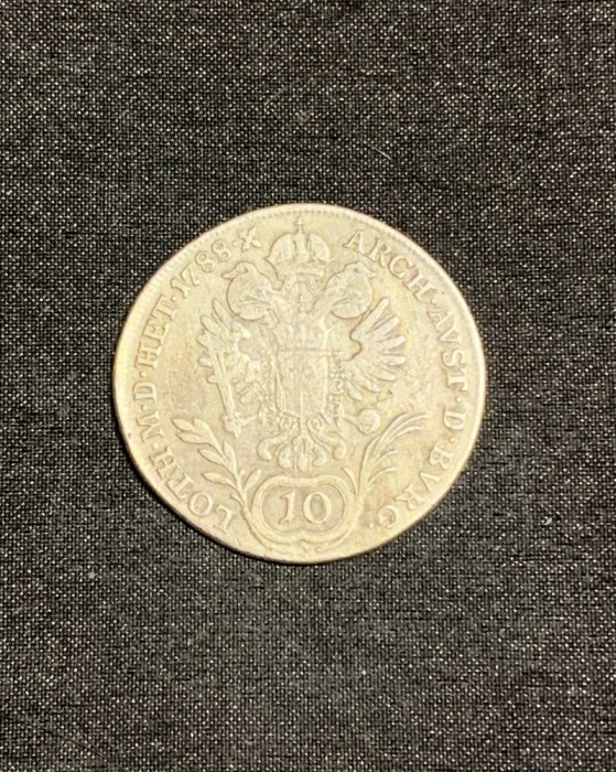 Moneda 10 kreuzer 1788 A Austria argint