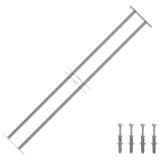 Cumpara ieftin Grilaj de siguranta pentru ferestre cu 2 bare transversale 1000-1500mm
