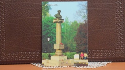 REP. MOLDOVA - CHISINAU - MONUMENTUL LUI A.S. PUSKIN - NECIRCULATA . foto
