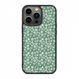 Husa iPhone 13 Pro Max - Skino Floral Green, flori verde