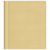 Cumpara ieftin Paravan de balcon, nisipiu, 120x600 cm, 100% poliester oxford