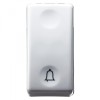Intrerupator revenire cu simbol sonerie 1M 10A Gewiss System alb GW20512