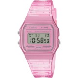 Cumpara ieftin Ceas Dama Casio Collection F-91WS-4E Digital Roz, Resin, Rezistent Apa