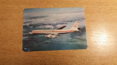 CCO 1975 - CALENDAR DE COLECTIE - TEMATICA AVIATIE - TAROM - ANUL 1975 foto