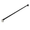 Bara telescopica multifunctionala, flippy, din otel inoxidabil si abs, utilizare universala, extensie 220 - 240 cm, fara perforare perete, negru