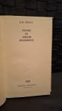 Studii si eseuri filosofice - D.D.Rosca