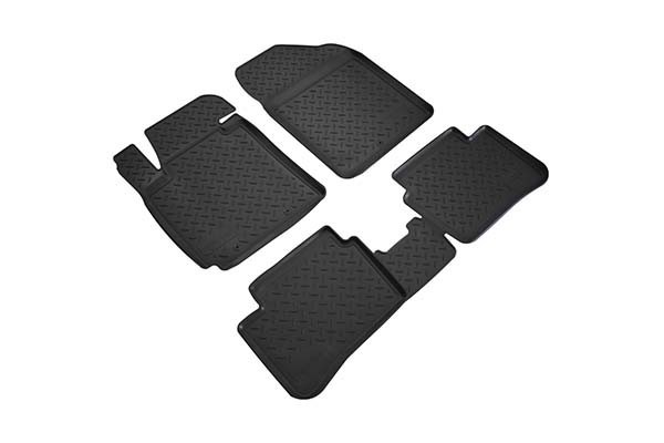 SET COVORASE AUTO CAUCIUC FIT KIA PICANTO (TA) (2011-2017) - 5 PCS