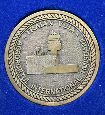 Placheta 2005 Aeroportul International Traian Vuia Timisoara 70 ani foto